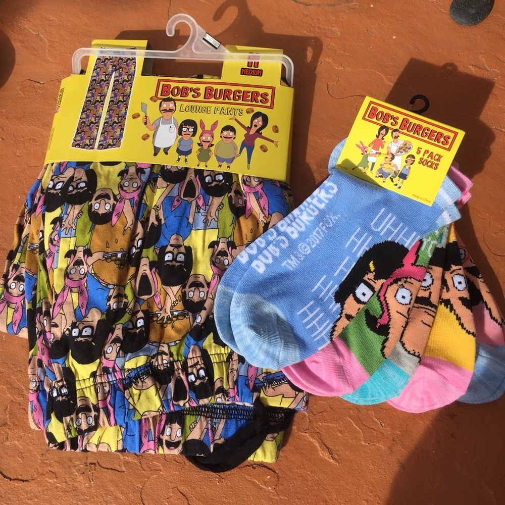 Bob’s Burgers PJ Pants and Socks!